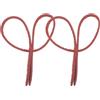 BELLIFFY Protezione per Polso Cordino in Cuoio Rosso, Compatibilità Generale, Presa Confortevole, 2 Pezzi per Sessioni Competitive e Allenamento All'aperto