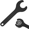 AIYHSW Chiave a Pedale Aperta,Chiave Movimento Centrale Strumento per Chiave Attrezzo per Bicicletta Centerlock,Adattatore Estraer Pedaliera Chiave a Pedale Hollowtech II,per 45mm Guarniture Filettate