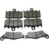 Generic Pastiglie Freno a Disco per Moto BMW R1200GS R1200CL 2004 K1200S 2005 2006 2007 2008 2004-2012 Kit pastiglie Freno Anteriori e Posteriori per Moto da Avventura (Anteriori e Posteriori)