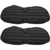 YARNOW Cuscino per Schienale Kayak 2 Pezzi Nero in Spugna Traspirante Installazione Facile per Kayak attività Outdoor