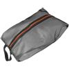 Hoement Borsa Porta Scarpe da Viaggio in Nylon Nero, Resistente allo Strappo e Pieghevole, per Fitness e Campeggio, Cerniera e Manico Pratico