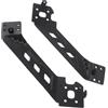 Lapiglo Set di guide per telaio per scooter elettrico Kukirin G2 PRO DB, guide strutturali leggere, resistenti alla piegatura, parti resistenti, nero (nero fascio sinistro)