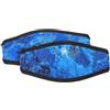 ULTECHNOVO Coperture per Cinturino Maschera Sub in Neoprene 2 Pezzi Doppio Strato