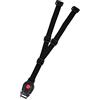 POLISPORT 8634100001 - Cintura di sicurezza a 3 punti di ricambio per sedia modello BILBY JUNIOR colore nero