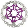 Snail - Rotori flottanti per MTB; rotore per freni a disco della bicicletta; 160 mm (viola)