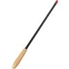 Tufgo Canna da pesca telescopica per bambini, 1,2 m-2,1 m, portatile, con manico in legno, set di avviamento per acqua dolce per bambini, attrezzatura da viaggio nera (1,8 metri)