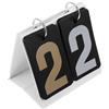 COLLBATH Tabellone Segnapunti Portatile in PVC per Tennis e Ping Pong, Compatibile Multisport, per Arbitri e Ufficio