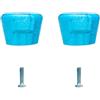 Alasum Set Freno Pattini a Rotelle Doppio Blocco, Brake Mat Blu, Leggero, Accessorio per Pattinaggio su Rotelle e Training Sicurezza
