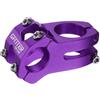 QUARKZMAN 25.4mm Attacco Manubrio Bici 45mm Lega di Alluminio Attacco Manubrio per Mountain Bike Bici Strada BMX MTB Ciclismo, Viola