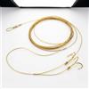 FJMQHU da Pesca con Ardione Doppio - Montati con Lenza in Nylon per e Breme - per carp fishing, Oro Haixi con ardiglione [lunghezza 2 metri] doppio amo legato, 7# amo - lenza 1.5