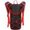 FashionCha Zaino idratazione running, sacca impermeabile, zaino trail running traspirante, per sport all'aperto , Rosso