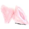 Kichvoe Decorazione per Casco Moto Orecchie Gatto in Peluche Rosa 1 Paio | Orecchie da Gatto per Casco Moto, Decorazioni Leggere e Decorative, Stile Simpatico
