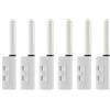 Netbiio 6Pcs Canna Da Pesca Punta Luce Led Fising Glow Stick Pesce Rod Lampada Allarme Night Fish Alert Glow Stick Facile da Usare Attrezzatura Da Pesca Accessorio