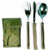Mil-Tec HARTNER - Maniglia a 3 Bracci con Custodia, Colore: Verde Oliva