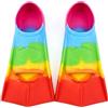 PUYTG Pinne da nuoto per bambini in 100% silicone, pinne corte per bambini, con borsa per il trasporto, antiscivolo e leggere, per allenamento, snorkeling e vacanze, XXXS/XXS/XS, ragazze e ragazzi