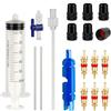 Generic Kit di riparazione pneumatici per bici da strada Biciclette Tubeless Pneumatico Iniezioni Liquido Strumento Tubeless Sigillante Iniettori Riparazione Bici Kit Strada