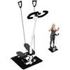 FUROMG Exercise Stair Stepper per fitness a casa 2 in 1 Up-Down Swing Stepper