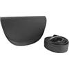 Helilyco Marsupio da golf a mezza luna con forte chiusura magnetica per palle tee e telemetro rosa in pelle PU marsupio per donne e donne accessori per sport all'aria aperta (nero)