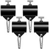 Tudomro 4 collari a catena per sollevamento pesi con passanti 7 cm di lunghezza x 5,1 cm di diametro, accessorio per palestra e fitness, accessorio per sollevamento pesi, ricambio per palestra