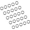 AMZfishing® 25x o 50x Solid Ring in Acciaio Inox | Connettori in Acciaio Inox | Accessori per la Pesca al siluro | Anelli per Rig da Pesca | Anelli da Pesca (25 Pezzi, a: #1 (103kg))