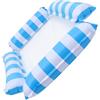 DOITOOL Amaca Galleggiante Sedia Piscina Pieghevole per Piscina Gonfiabile Design a Tubi, Realizzata in Pvc e Nailon Resistente Atmosfera Estiva per Adulti