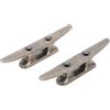 HORIALENCE Bitta da Banchina in Lega di Zinco 2 Pezzi 90X18Mm Base Aperta Resistente alle Intemperie per Barche e Dock per Garage e Shed