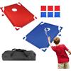 Generico Set Gioco dei Sacchetti | Giochi da per il Lancio di Cornhole - Tavole 58 X 51 Cm Pieghevole Per Famiglie Viaggi Picnic Giardino Parco Spiaggia