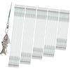 JIAC 100 Pezzi Linee Leader in Filo Acciaio Leader da Pesca Luccio Cavetto Acciaio Pesca Lenze in Anti-Morso Verde con Girella e Moschettone Girevole Filo da Pesce 15/20/25/30 cm