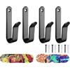 KARELLS 4 supporti da parete per skateboard, snowboard, scaffali da parete, ganci portaoggetti, supporto da parete, per tavole come skateboard, longboard, pattini a rotelle