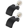 YINETTECH Bastone da passeggio con chiusura rapida, per escursionismo, alpinismo, con dado (16 mm), 2 pezzi