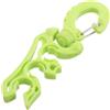 NUSITOU Clip Porta Tubo Doppia per Attrezzatura Subacquea Fissaggio Rapido Regolatore Bassa Pressione Compatibile Snorkeling e Immersioni Leggero e Facile Guanti