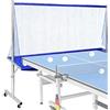 HEGGMKK Rete for Il Recupero delle Palline da Ping Pong, Dimensioni: 210×50×142 Cm, Ruote Silenziose Bloccabili/Facile Spostamento, Rete Elastica for La Raccolta delle Palline(Black)