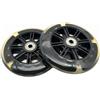 Grtheenumb Sostituzione Ruota Scooter, Ruote Illuminate per Scooter Confezione da 2, Ruota Anteriore Flash 123mm x 24mm M8x47mm Set di Viti per Mini 3 Bambini Pieghevoli Kickboards Strumento di Riparazione Asse