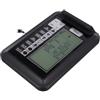 Generic Cyclette Monitor tachimetro display LCD per cyclette con monitoraggio della frequenza cardiaca e contacalorie, in plastica nera, 200 x 150 mm