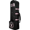 Ronyme Borsa da Viaggio per Golf Custodia Valigia Sacca Trolley Carrello Portasacca con Ruote Scorrevoli in Tessuto Oxford Pieghevole con Fondo Robusto, Blue