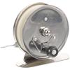 Lurrose Mulinello da Mosca per Pesca All'aperto in Ferro e Plastico Argento, Resistente e Pratico Design Creativo per Attrezzature da Pesca Leggere