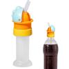 Generic Coperchio Beccuccio Per Borraccia Con Adattatore Antigoccia A Cannuccia