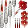 Unicorn Set di Freccette con Punta in Acciaio | Core XL Striker Series Style 4 | Corpo in tungsteno Naturale 80% | 23 g