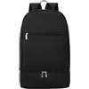 Baoblaze Zaino Sportivo Zaino Borsa Zainetto Sacca Allenamento in Materiale Opaco Semplice con Tasche con Cerniera per Accesso per Uscite Quotidiane Allenamenti Palestra Pendolarismo