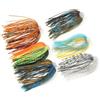 Generic Gonne di ricambio in silicone per esche da pesca, 88 fili, con anelli, per esche spinnerbaits Buzzbaits fai da te, 6 pezzi, 12 pezzi, 24 pezzi (12 pezzi)