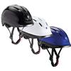Daslo Casco Equitazione Lucido con Cinghie Regolabili E con Prese d'Aria per LA Traspirazione (Blu, S / 53-55)