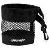 Nsaroche Contenitore per Palline da Golf Borsa Organizer Sacchetto Rete Traspirante Gancio Agganciabile Trasporto Agevolato Nylon Adatto per Allenamento, Nero, Nero, Piccolo