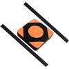 HEALSOPTHY Sacco da Boxe Resistente e Facile da Installare Set 1 in Pelle Pu Arancione da Muro per Allenamento Pugilato e Arti Marziali a Casa