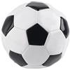 Jwthee Pallone da calcio classico in bianco e nero, pallone da calcio a trama stretta in PVC più spesso per giovani adulti, allenamento per allenamento, giochi, giochi all'aperto e al