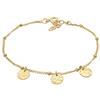 Elli 203342619 Braccialetto a Catenina da Donna, Oro