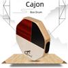 Brand new Cajon con borsa da trasporto nero bongo e rullante cajon box legn