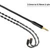 Per MMCX a 0,78 mm per qdc TFZ 4,4 mm cavo cuffie placcato argento 8 core 1,2