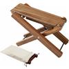 Pedana Regolabile per Chitarra Legno Massello Pieghevole e Portatile