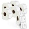 BETCKEY - 6 Rotoli di Etichette Film Rimovibili, Compatibili con 11353, 13mm x 25mm, 6000 Etichette a Distacco Facile Senza Residui per Stampante DYMO LabelWriter 450/4XL