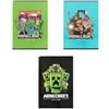 Franco Panini. Set 6 Quadernoni Compatibile con Minecraft Pixel Quadretti 5mm senza Margine 100gr Fogli A4